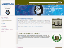 Tablet Screenshot of datavis.ca
